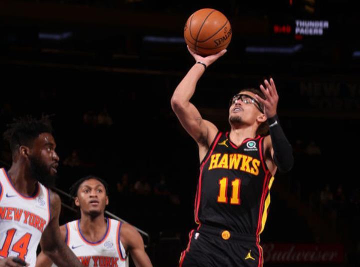  特雷杨三分雨倾盆老鹰主场射落活塞